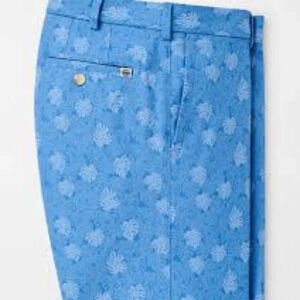 NWT Peter Millar Crown Sport Palm Carrboro Performance Short. Sz: 35